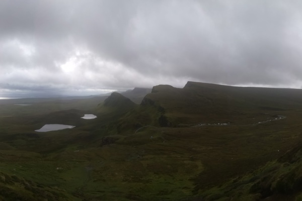 The Scottish grim weather didn't take away from the breathtaking views.